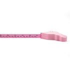 Pvc Fiberglass Pink Retractable Tape Measure Flexible For Weight Loss