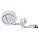 150cm Retractable BMI Body Mass Tape Measure For Body Fitness Weight Loss Measurement