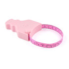 Pink Double Scales Retractable Body Tape Measure For Body Waist Circumference Measurement
