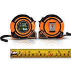 Nylon Coated Steel Tape Measure 7.5m 25ft Orange With Manual Lock