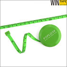 Bright Green Flexible Tape Measure Cute Mini 60 Inches For Body Measuring