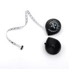 1.5m Black Compact BMI Measuring Tape For Body Fitness Measuring