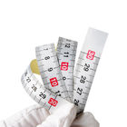 Waterproof Workbench Paper Measuring Tape With Self Adhesive Backed Sticker