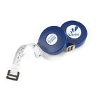 Blue Casing tailoring measuring tape Double Scale 150cm 60 Inch With Metal Pull Tab