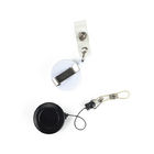 Multipurpose Retractable Badge Reel  , Name Badge Clips For Employee ID Cards