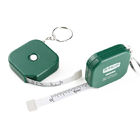 Fiberglass Keyring Tape Measure , Customized Measuring Tape With Button Control