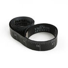 Black Tailor Clothing Tape Measure 60 Inch X 1.85cm Size For Bridal Dress