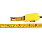 Yellow Steel Measurement Tape , 3m 10ft Metric Imperial Tape Measure For Handicraftsman