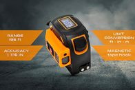 2 In 1 Laser Measure Tape Electronic Smart Measuring Tape Rangefinder Infrared With LCD Digital Display