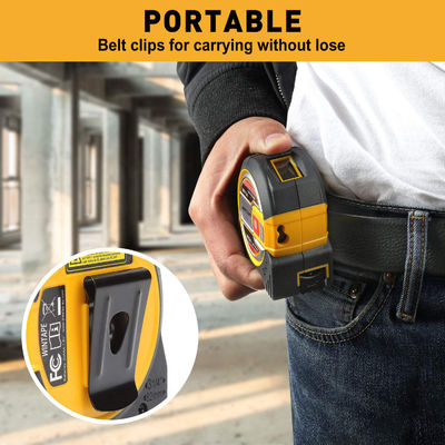 Professional 2 In 1 Laser Measure Tape 130ft Laser Distance Meter 16ft Continuous Measurement