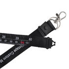 Black Nylon Clothing Tape Measure Metric Imperial Measurement Tool For Professional Personal