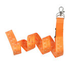 Orange Lanyard Clothing Tape Measure Comfortably Carry Measure Tapes 160cm X 2.5cm