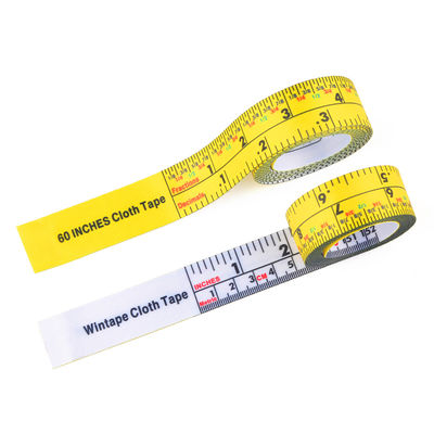 60 Inch Portable Cloth Tape Measure Fractions Decimals Scales In Metric Imperial Measurement System
