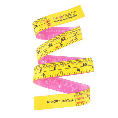 1.5m Lightweight Clothing Tape Measure Portable Measuring Objects Fabrics With Decimal Fraction