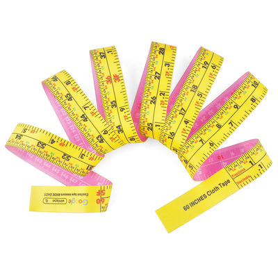 1.5m Lightweight Clothing Tape Measure Portable Measuring Objects Fabrics With Decimal Fraction