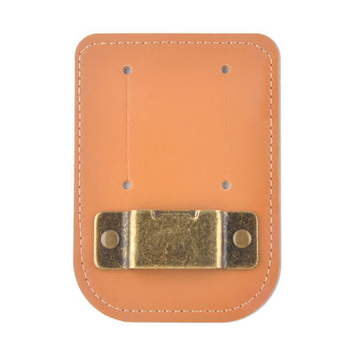 Durable Metal Real Leather Measure Holder Tape For Belt Measuring Tape Holster Bronze Color
