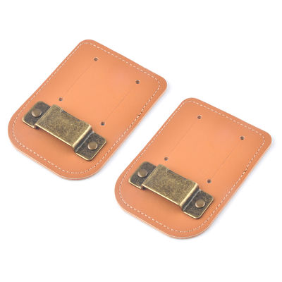 Durable Metal Real Leather Measure Holder Tape For Belt Measuring Tape Holster Bronze Color