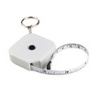Wintape 60 Inch/1.5M Square White Retractable Button Measuring Tape Body Size Measure Tape Measure With Key Ring Design