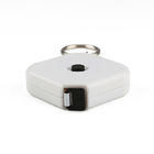 Wintape 60 Inch/1.5M Square White Retractable Button Measuring Tape Body Size Measure Tape Measure With Key Ring Design