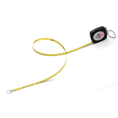 Wintape Compact 2m Pipe Diameter Tape Measure Mini Metal Ruler With Keychain