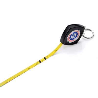 Wintape Compact 2m Pipe Diameter Tape Measure Mini Metal Ruler With Keychain