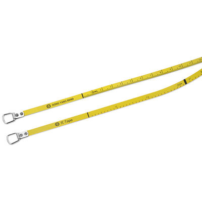 Wintape Compact 2m Pipe Diameter Tape Measure Mini Metal Ruler With Keychain