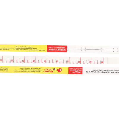 Disposable Synthetic Paper Measuring Tape For Body Bra Fitting Sizing Unique Advertising Paper Rulers