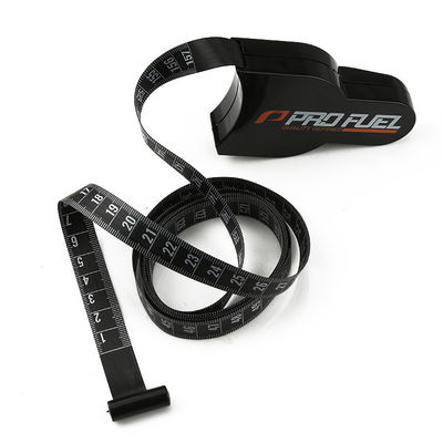 Customized Black 1.5 Meter Y Shaped Retractable Body Measuring Tape With ABS case