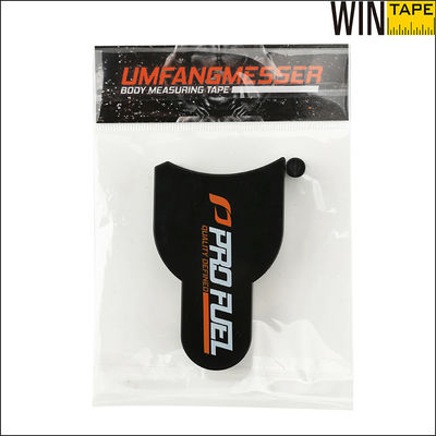 Customized Black 1.5 Meter Y Shaped Retractable Body Measuring Tape With ABS case