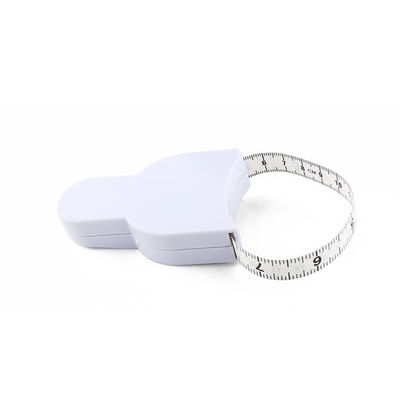 80 Inches White Flexible Girth Or Circumference Self Measuring Tape For Body Personalized With Logo