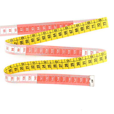 Soft Flat Sewing Tailor Tape Measure 150 Centimeters Portable Body Height Metric Scale For Waist Circumference