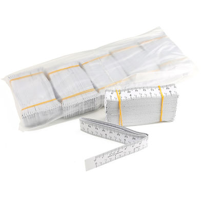 Custom Logo 1.5 M/60 Inch Paper Tape Measure Wound Measuring Rulers Color Print Paper Ruler For Hospital