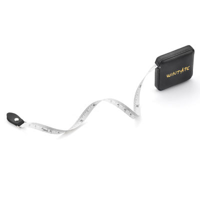 Wintape 150cm 60" Factory Wholesale Body Measuring Tape Custom Color Logo Mini Portable PU Leather Material Tape Measure