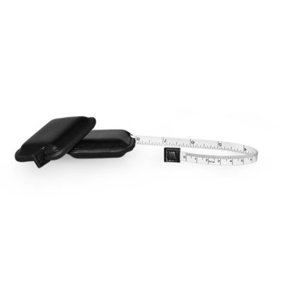 Wintape Mini Black Wrapped Square Measuring Tape Flexible Fiberglass Measuring For Sewing Tape With Retractable System