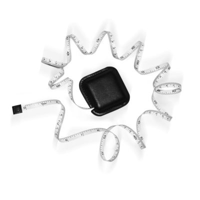 Wintape Mini Black Wrapped Square Measuring Tape Flexible Fiberglass Measuring For Sewing Tape With Retractable System
