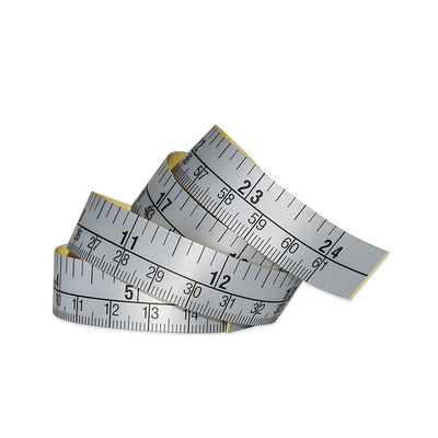 Custom Sticky Scale 60CM Inch Self Adhesive Measurement Tape High Quality Vinyl Paper Ruler Waterproof Measure