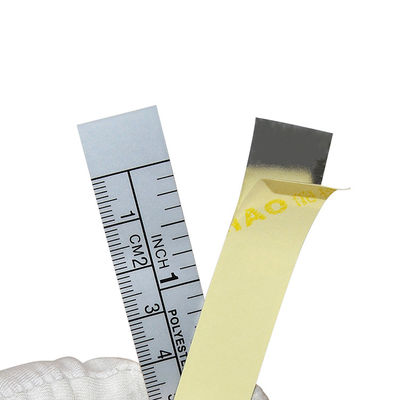 Custom Sticky Scale 60CM Inch Self Adhesive Measurement Tape High Quality Vinyl Paper Ruler Waterproof Measure