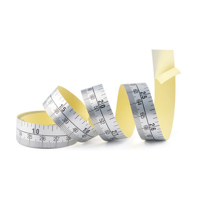 Wintape Multipurpose Self Adhesive Waterproof Workbench Ruler Backed Tape Measure For Cloth Tailor Drafting Table