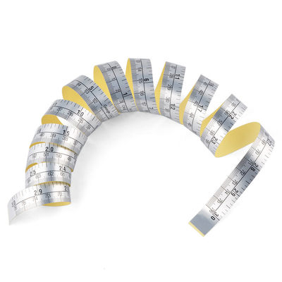 Wintape Multipurpose Self Adhesive Waterproof Workbench Ruler Backed Tape Measure For Cloth Tailor Drafting Table