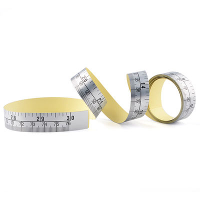 Wintape Multipurpose Self Adhesive Waterproof Workbench Ruler Backed Tape Measure For Cloth Tailor Drafting Table