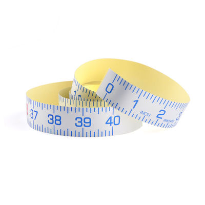 40-Inch Custom Logo Length Waterproof high-quality vinyl Fish Ruler Measure Tape With Adhesive Back