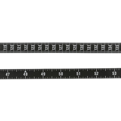 Wintape Clear Large Numbers 100 Inches 2.5meters Extra Long Black Tape Measure For Clothing Designer