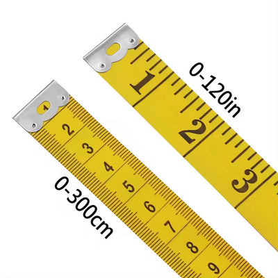 120in Body Measuring Flat Ruler Sewing Tailor Tape Measure Mini Soft Flat Ruler Centimeter Meter Sewing Measuring Tape