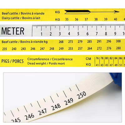 Livestock Cow Weighing Tape Measure Pig Cattle Animal Body Weight Measure Tape Material Abs Plastic Soft Measuring Tape