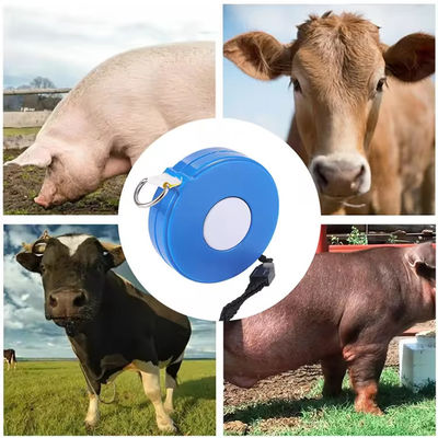 2.5 M Retractable Measure Tape Livestock Animals Body Weight Measuring Tapes For Veterinary Clinics