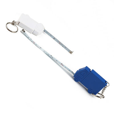 Wintape Plastic Car Mini Truck Shape 1 Meter Steel Tape Measure Retractable KeyChain Tape Measure Meter Tape Keychain