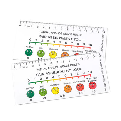 Wintape Customized Visual Analog Scale Ruler Pain Assessment Scale Tool Verbal Rating Scale Wong-Baker Tape In Hospital
