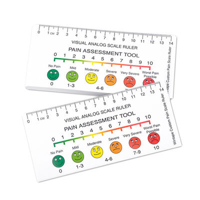 Wintape Customized Visual Analog Scale Ruler Pain Assessment Scale Tool Verbal Rating Scale Wong-Baker Tape In Hospital