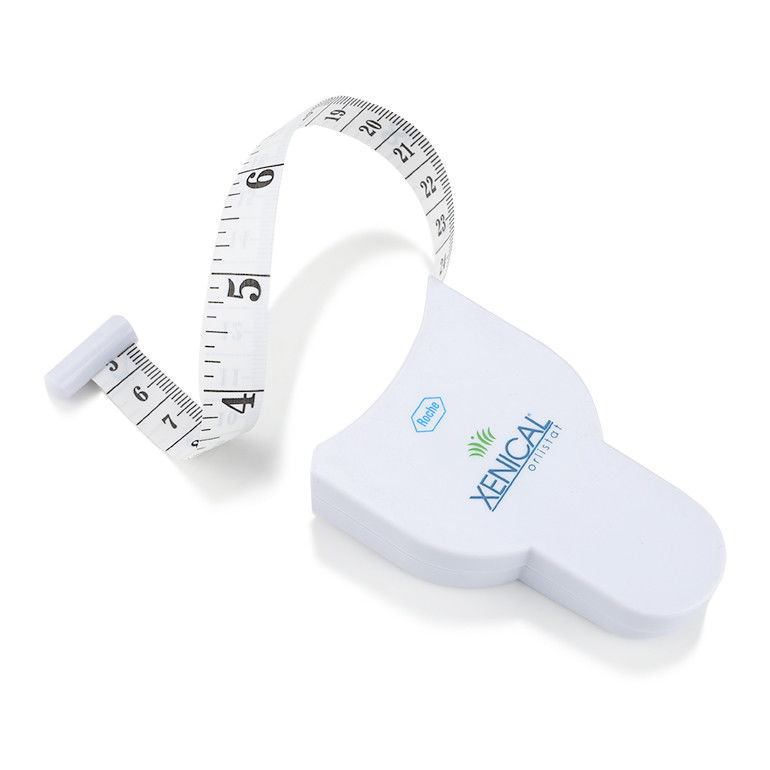Double Sided White Retractable Body Tape Measure With Custom Logo