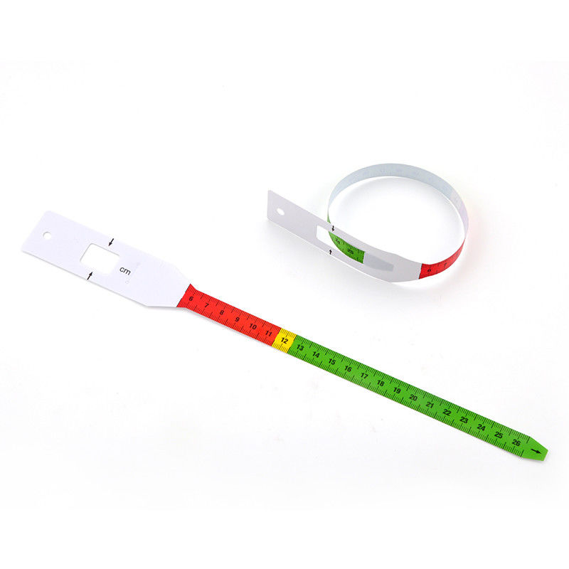 26cm PP Plastic Mid Upper Arm Circumference Tape Waterproof For Kid